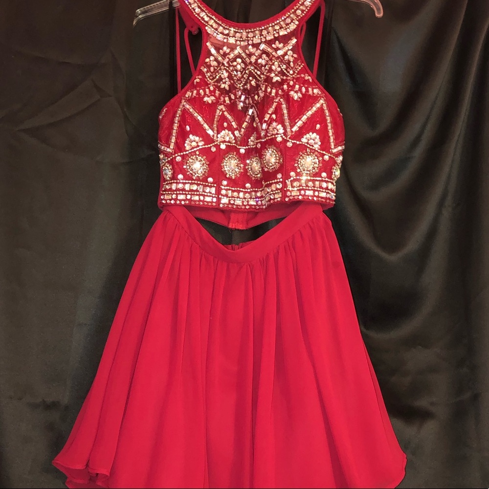 2 Piece homecoming dress